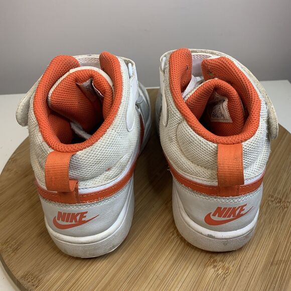 Nike Court Borough Mid 2 CD7782-008 White Basketball Womens Size 7 Shoes - Picture 4 of 8